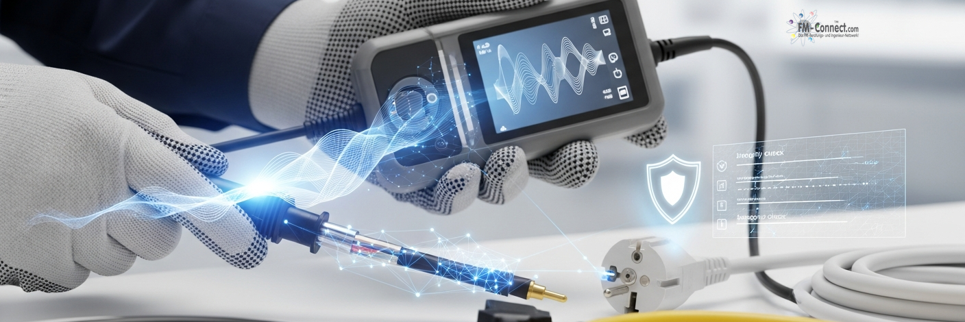 Elektrische Verlängerungs- und Geräteanschlusskabel mit Stecker