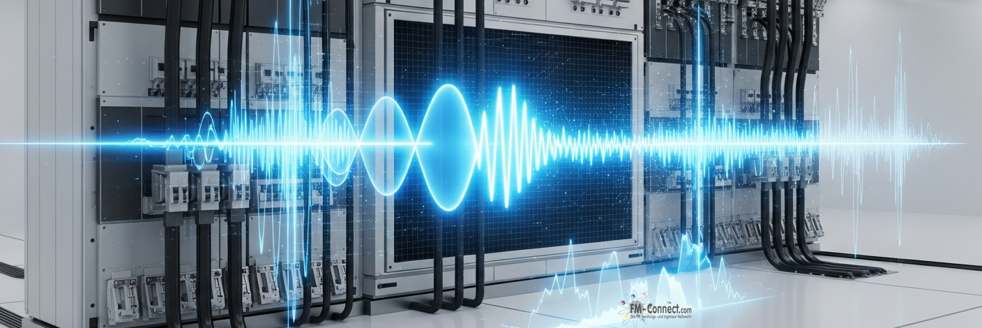 Oberschwingungen im Stromnetz durch verzerrte Spannungs- und Stromverläufe elektrischer Verbraucher