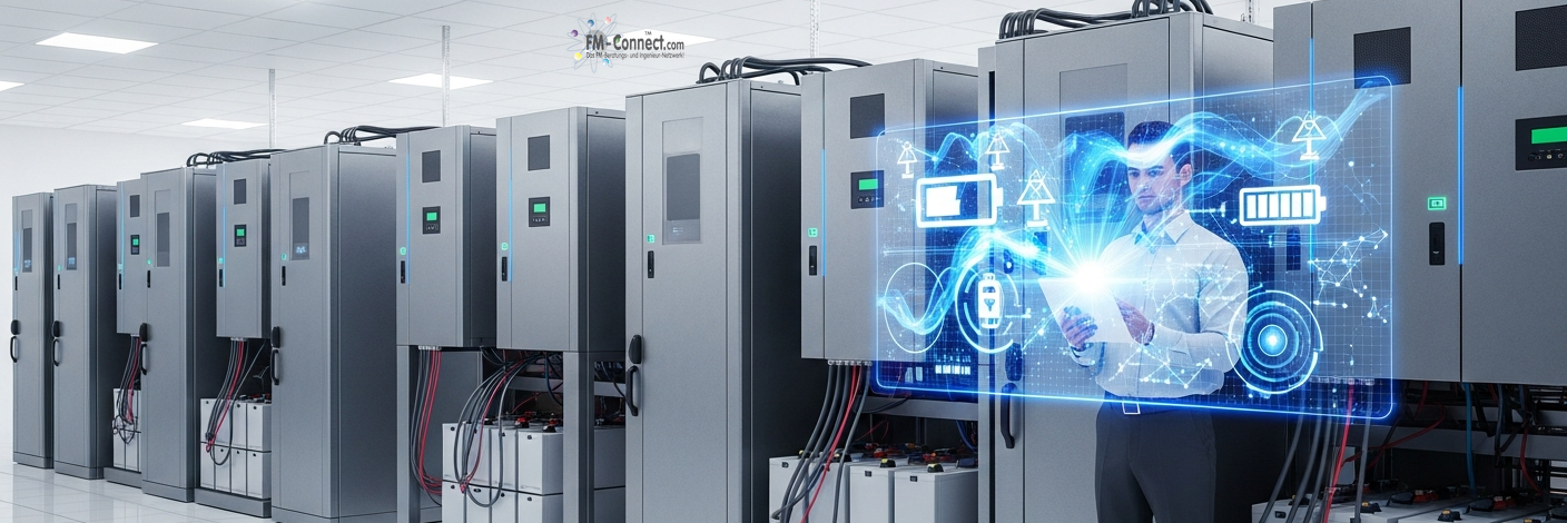 Unterbrechungsfreie Stromversorgung USV zur Absicherung empfindlicher Geräte bei Stromausfall