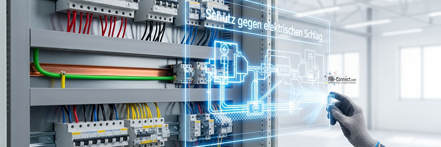 Schutz gegen elektrischen Schlag durch geeignete Maßnahmen in elektrischen Anlagen